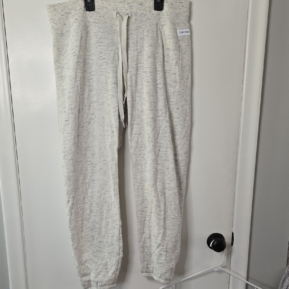 Calvin Klein Gray Heathered Sweatpants - Picture 1 of 4
